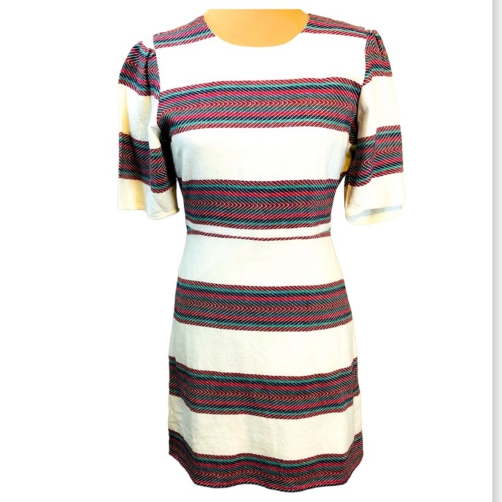 DRA Los Angeles striped mini dress